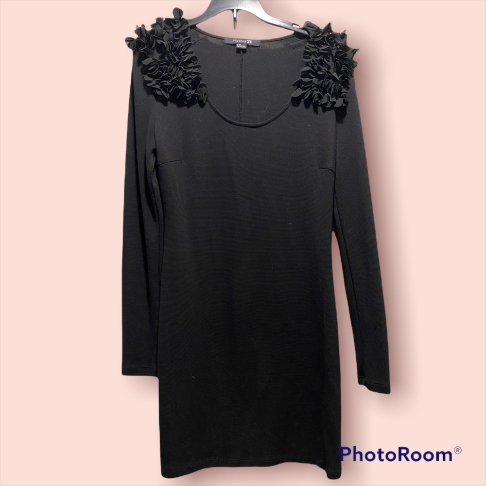 Forever 21 Black Large Dress